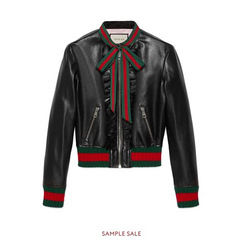 Gucci leather jackets for women